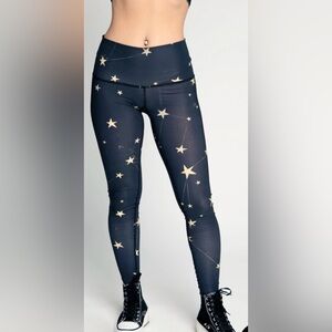 Teeki Great Star Nation Black Hot Pant, Sz Medium